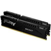 Kingston Fury Beast Black DDR5-5200 RAM, CL40 - 64 GB Dual-Kit, black