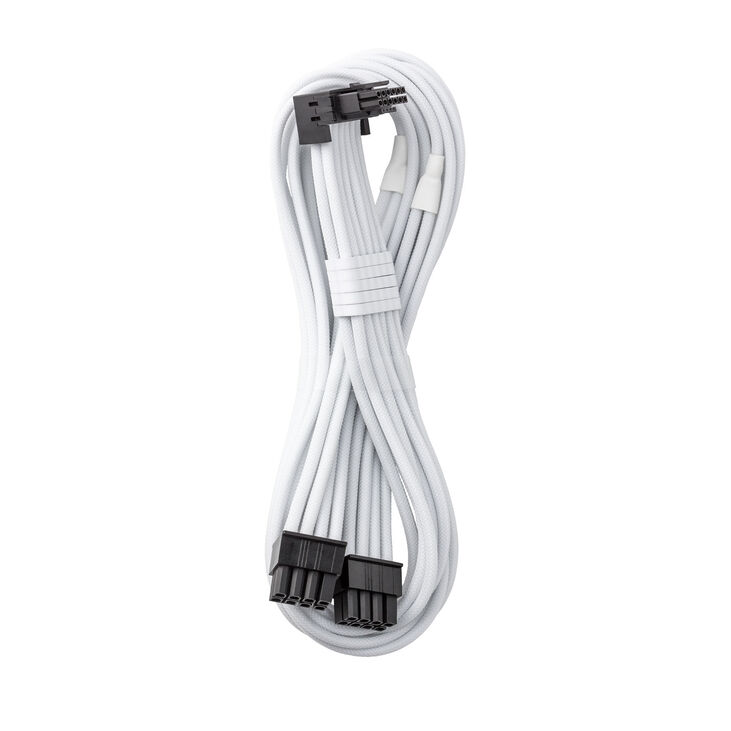 CableMod C-Series Pro Anschlusskabel - Variante A, 90°, 16-Pin zu 2x 8-Pin PCIe, weiß image number 0