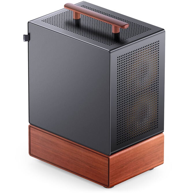 Jonsbo T7 PC-Geh&auml;use, Midi-Tower, mATX, Tempered Glass - schwarz image number 4