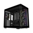 Cooler Master Elite 600 PC Case, Mid Tower, ATX, Tempered Glass - including 4x Fans, Black image number null