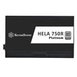 SilverStone HELA 750R 80 PLUS Platinum power supply, ATX 3.1, PCIe 5.1 - 750 watts, black image number null