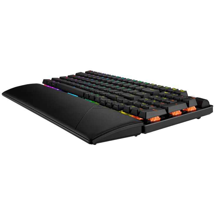 ASUS ROG Strix Scope II 96 Wireless Gaming Tastatur, RGB - schwarz, ISO (DE), ROG NX Snow Switches image number 6