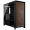 Corsair FRAME 5000D Wood RS PC-Geh&auml;use, Midi-Tower, E-ATX, Tempered Glass - inklusive 3x L&uuml;fter, schwarz, Holz