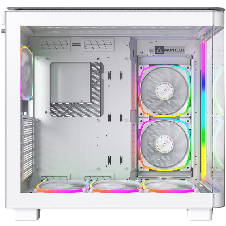 Montech KING 95 PRO Mid Tower, Tempered Glass, ARGB - White image number 4