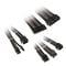 Kolink Core Adept Braided Cable Extension Kit - black/gunmetal