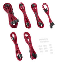CableMod C-Series Rmi, RMx ModFlex Essentials Cable Kit - red