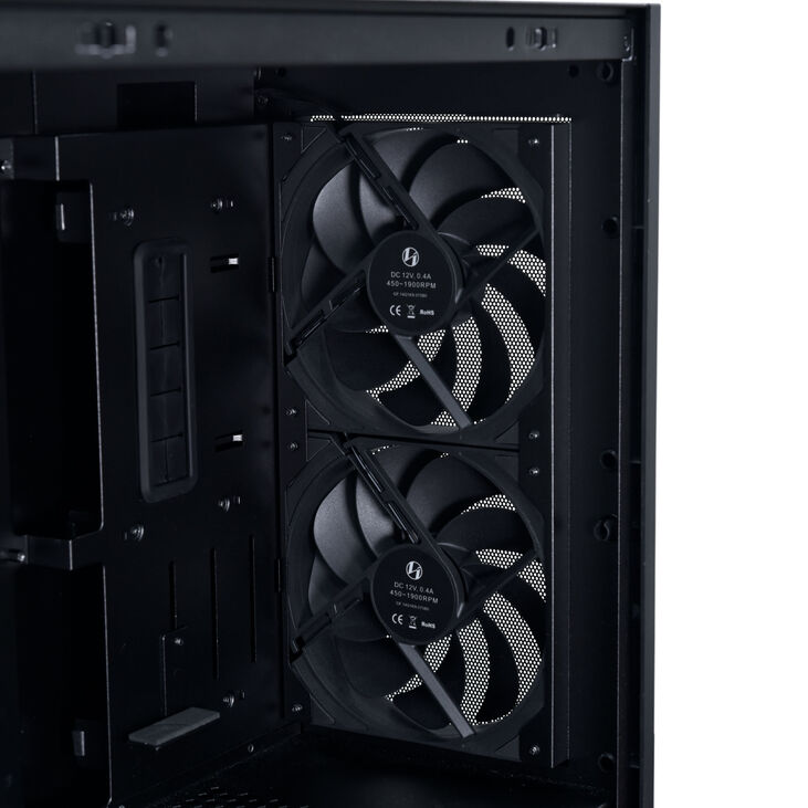 Lian Li LANCOOL 207 Digital PC-Gehäuse, Midi-Tower, ATX, Tempered Glass - schwarz image number 7