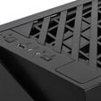 SilverStone SST-LD03B-AF Lucid Mini-ITX Case, Tempered Glass - black image number null