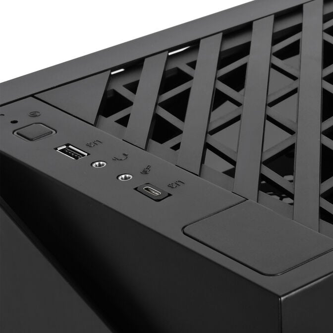SilverStone SST-LD03B-AF Lucid Mini-ITX Case, Tempered Glass - black image number 3
