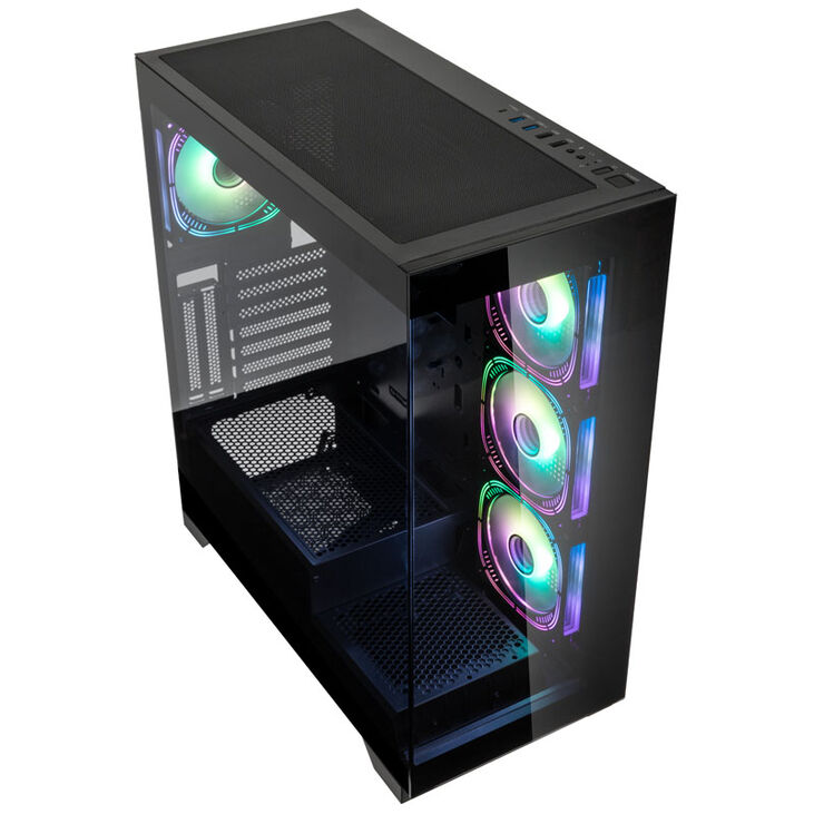 Kolink Unity Peak ARGB Midi-Tower Showcase, Tempered Glass - schwarz image number 1