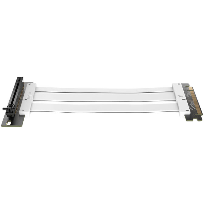Corsair Premium PCIe-5-Riser-Kabel, 175 mm, x16-Schnittstelle - wei&szlig; image number 2