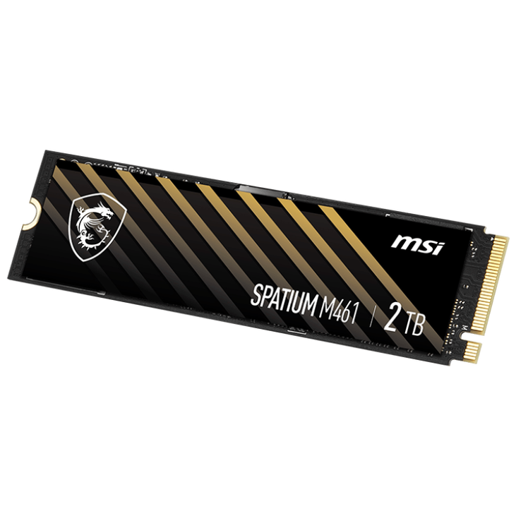 MSI Spatium M461 SSD, PCIe 4.0 M.2 Type 2280 - 2 TB image number 1