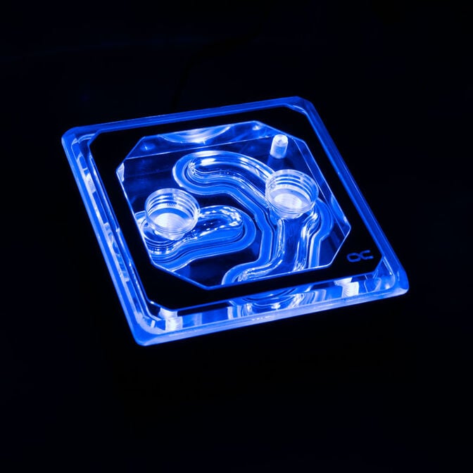 Alphacool Eisblock XPX Aurora Edge CPU - Acryl Chrome Digital RGB image number 2