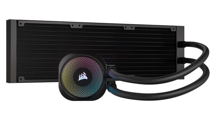 Corsair iCUE LINK Titan 360 RX RGB Complete Water Cooling - 360 mm, black image number 2