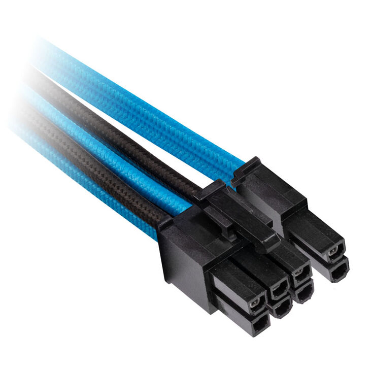 Corsair Premium Pro Sleeved Kabel-Set (Gen 4) - blau/schwarz image number 2
