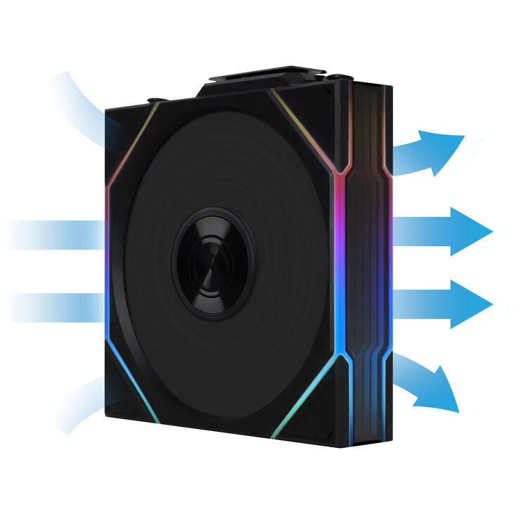 Lian Li UNI FAN TL Wireless Lüfter, 3er-Pack inkl. Controller - 120mm, schwarz image number 7