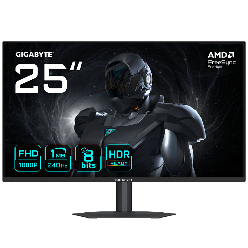 GIGABYTE G25F2A 24,5 Zoll FHD Gaming-Monitor, 240Hz, SS-IPS-Panel, Freesync Premium