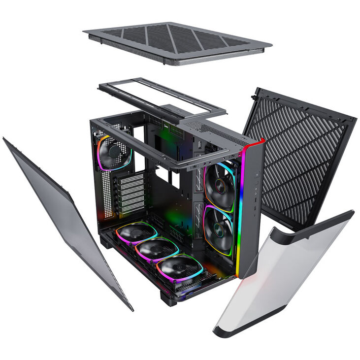 Montech KING 95 PRO Mid Tower, Tempered Glass, ARGB - Black image number 9