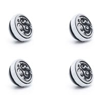 Bitspower Artemis Verschlussstopfen G1/4 Zoll, 4er Pack - wei&szlig;