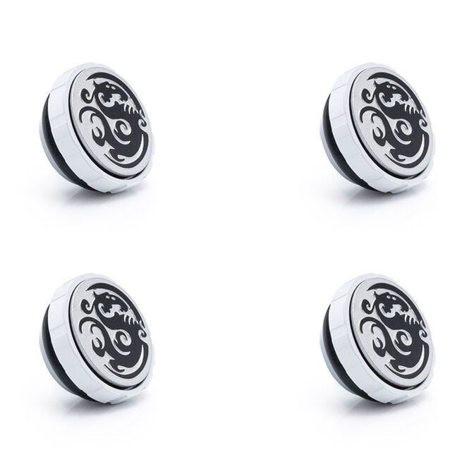 Bitspower Artemis Verschlussstopfen G1/4 Zoll, 4er Pack - wei&szlig; image number 0