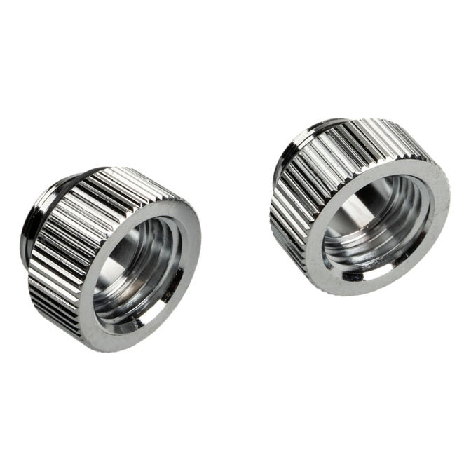 Bitspower Touchaqua Adapter straight G1/4 inch male to G1/4 inch female - 2 pack, silver image number 0