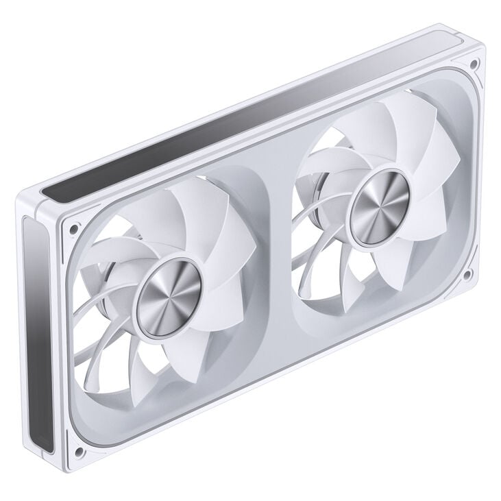 Jonsbo ZA-240 Fan, Reverse Blade, PWM, ARGB - 240mm, white image number 1