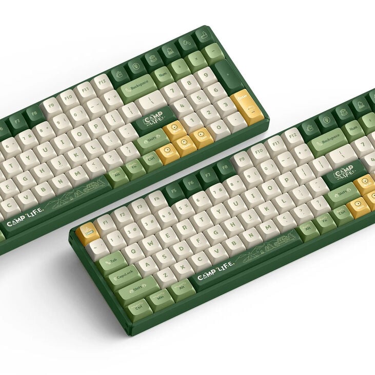 IQUNIX F97 Camping Wireless Gaming Tastatur, RGB - MX-Red (US) image number 6