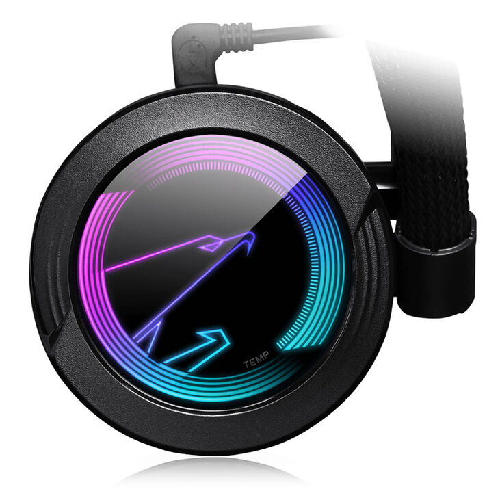 GIGABYTE AORUS Waterforce 280 AIO Cooler, ARGB - 280mm, black image number 3