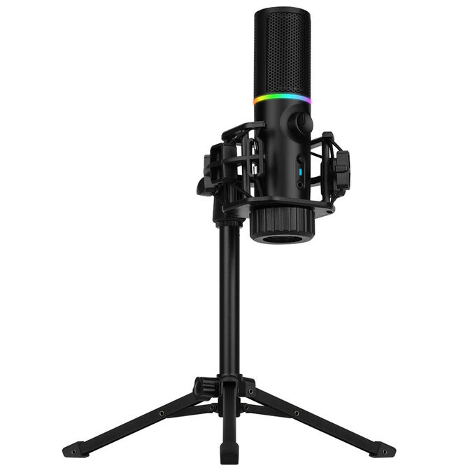 Streamplify MIC RGB Mikrofon, USB-A, schwarz - inkl. Dreifu&szlig; image number 1