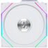 Lian Li UNI FAN TL Wireless Fans, ARGB, PWM, 3-Pack – Reverse Blade, 120 mm, White image number null