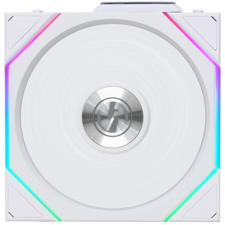 Lian Li UNI FAN TL Wireless Fans, ARGB, PWM, 3-Pack – Reverse Blade, 120 mm, White image number 4