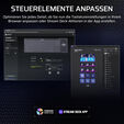 CORSAIR Galleon 100 SD Gaming-Tastatur, Full-Size, integriertes Stream Deck, Hot-Swap, DE - schwarz image number null