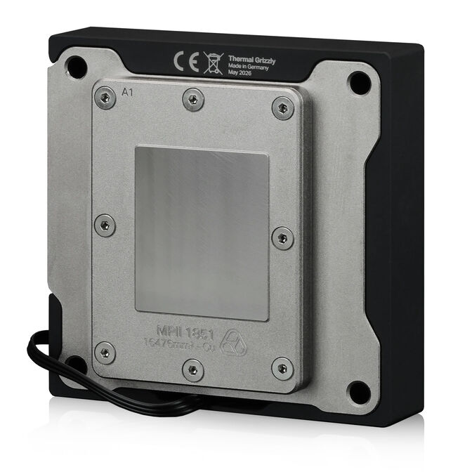 Thermal Grizzly DeltaMate CPU Block MPII CPU-Wasserk&uuml;hler, Intel 1851, ARGB, G1/4 Zoll - schwarz image number 3