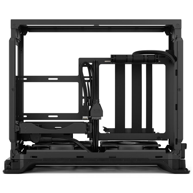 Fractal Design Era 2 Mini-ITX Case, Walnut Wood Panel &ndash; Silver image number 14