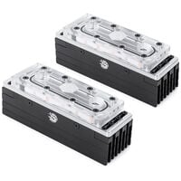 Bitspower Arbeitsspeicherk&uuml;hler, ARGB - transparent 8er-Pack