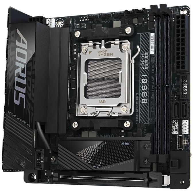 GIGABYTE B850I Aorus Pro Mainboard, Sockel AM5, AMD B850, Mini-ITX, DDR5 image number 4