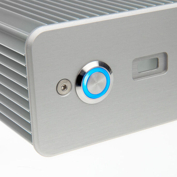 Impactics D1NU1-S Intel NUC Gehäuse - silber image number 3