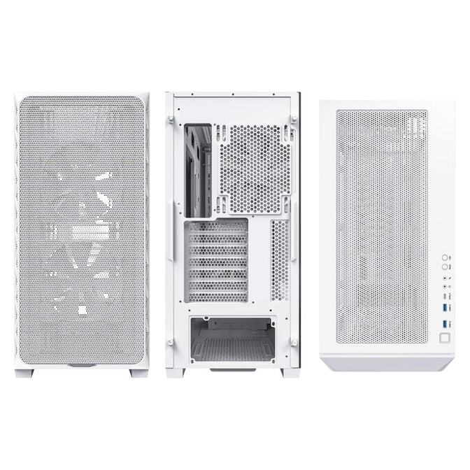 Montech AIR 903 Base Mid Tower, Tempered Glass - White image number 1