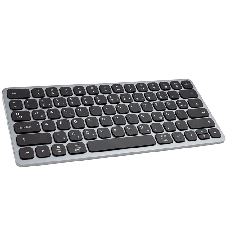 AXAGON HMC-KB USB-C Keyboard, microSD/SD, 3x USB-A 3.0, HDMI 4K/60Hz, PD 100W, Audio - DE Layout image number 1