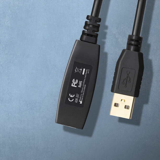 AXAGON ADR-207 USB 2.0 Verl&auml;ngerungs- / Repeaterkabel - 7,5m image number 2