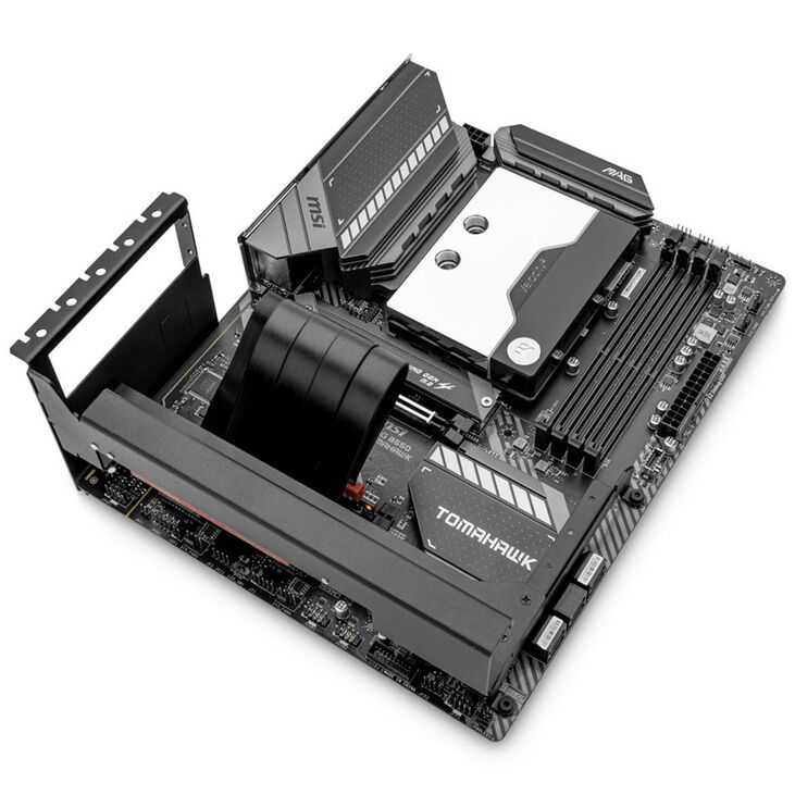 EK Water Blocks EK-Loop vertical graphics card holder EVO with Riser PCIE 4.0 cable - black image number 4