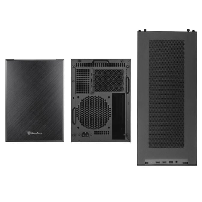 SilverStone SST-SG17B Micro-ATX / Mini ITX Geh&auml;use - schwarz image number 3