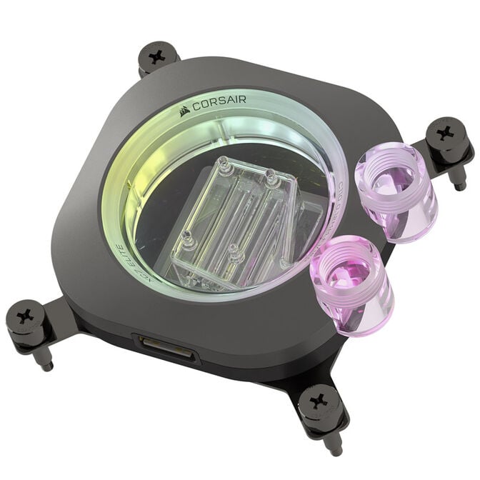 Corsair Hydro X Series XC7 RGB Elite CPU Wasserblock LGA 1700, AM4 / AM5 - schwarz image number 0