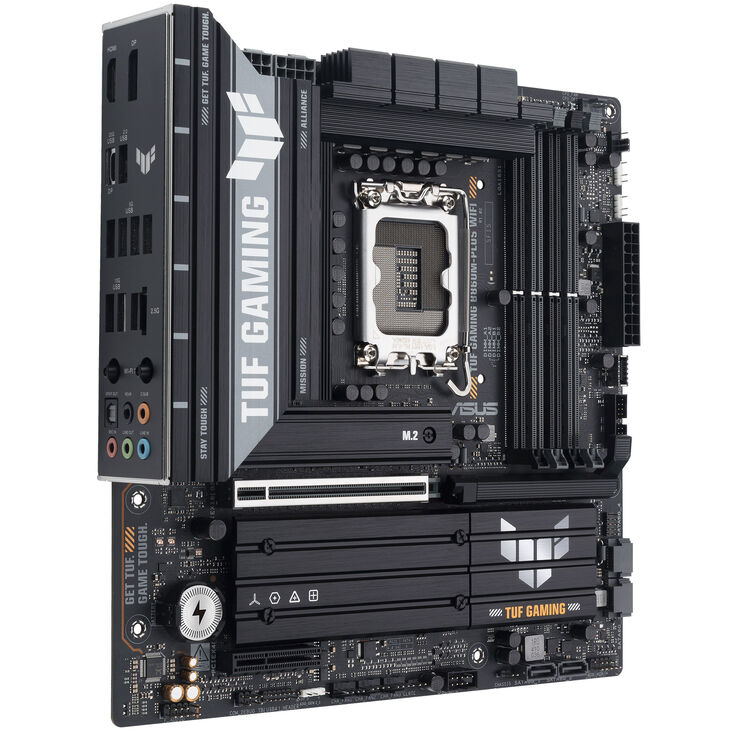 ASUS TUF Gaming B860M-Plus WiFi Mainboard, LGA 1851, Intel B860, mATX, DDR5 image number 8