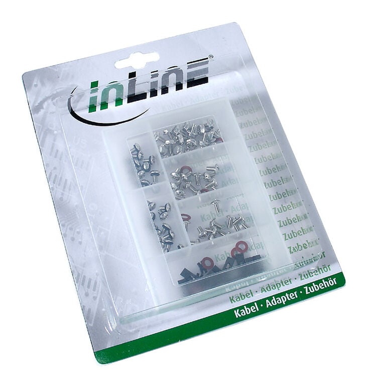 InLine PC screw set, 94 pieces image number 1
