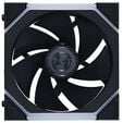 Lian Li UNI FAN SL FLEX Wireless PWM-L&uuml;fter, ARGB, Unendlichkeitsspiegel - Reverse Blade, 120mm, schwarz, 3er-Pack mit Controller image number null