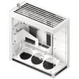 HAVN HS 420 VGPU PC Case, Mid Tower, E-ATX, Tempered Glass, PCIe 5.0 Riser Cable - White image number null