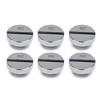 Alphacool Eiszapfen Verschlussschraube G1/4, chrome - 6er Pack