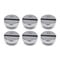 Alphacool Eiszapfen Verschlussschraube G1/4, chrome - 6er Pack