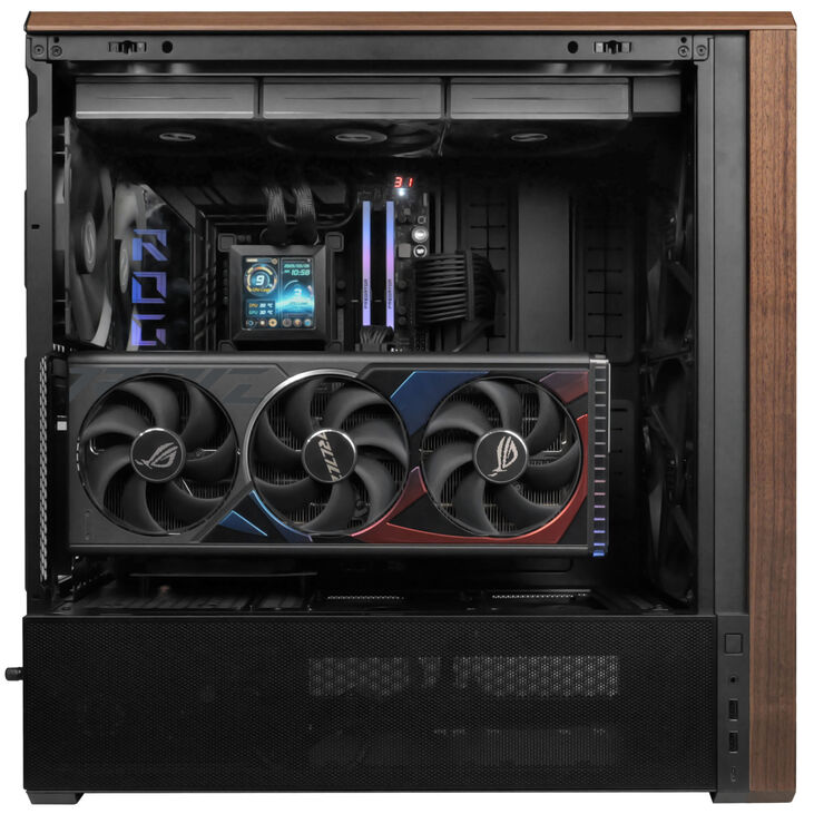 Lian Li Lancool 217 PC-Gehäuse, Midi-Tower, ATX, Tempered Glass - schwarz image number 9